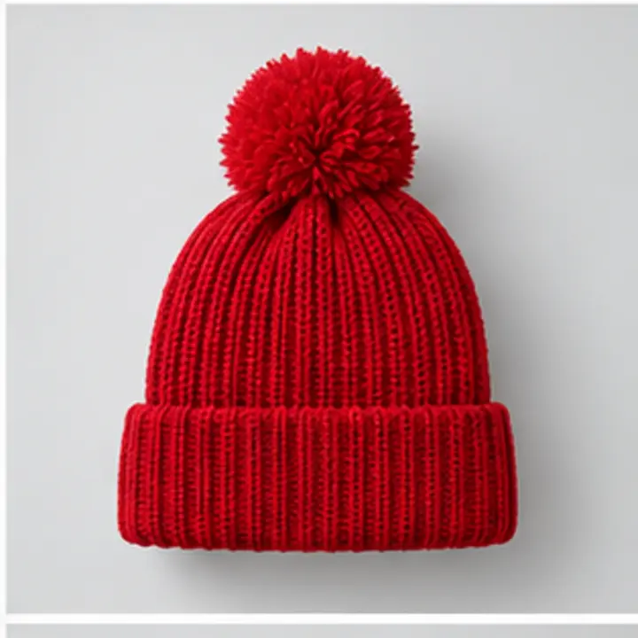 Strickmütze Pompom