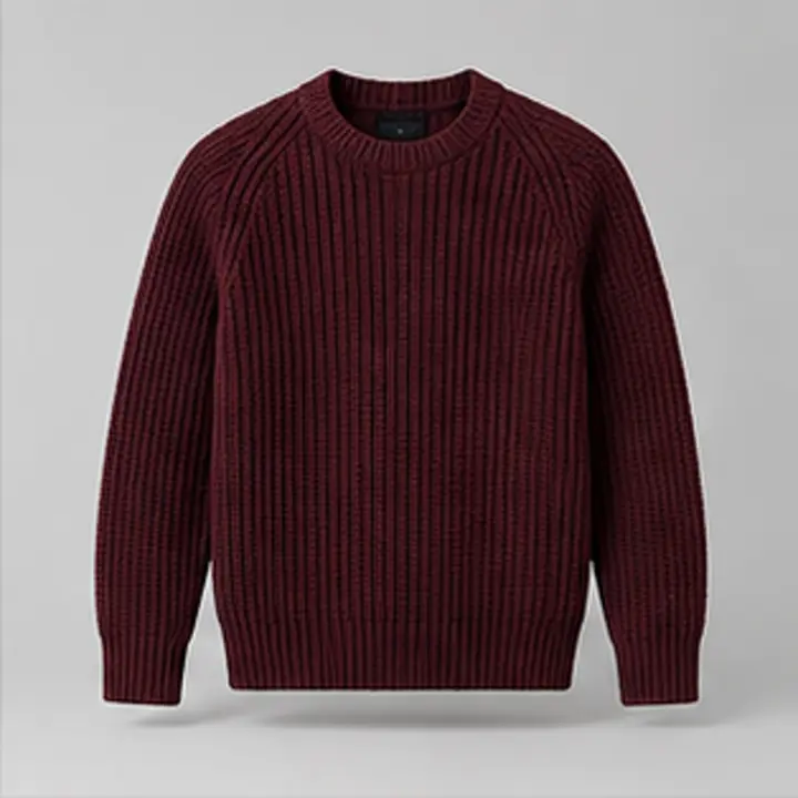 Pullover Merino Bordeaux
