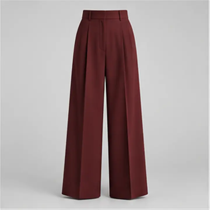 Marlenehose Bordeaux