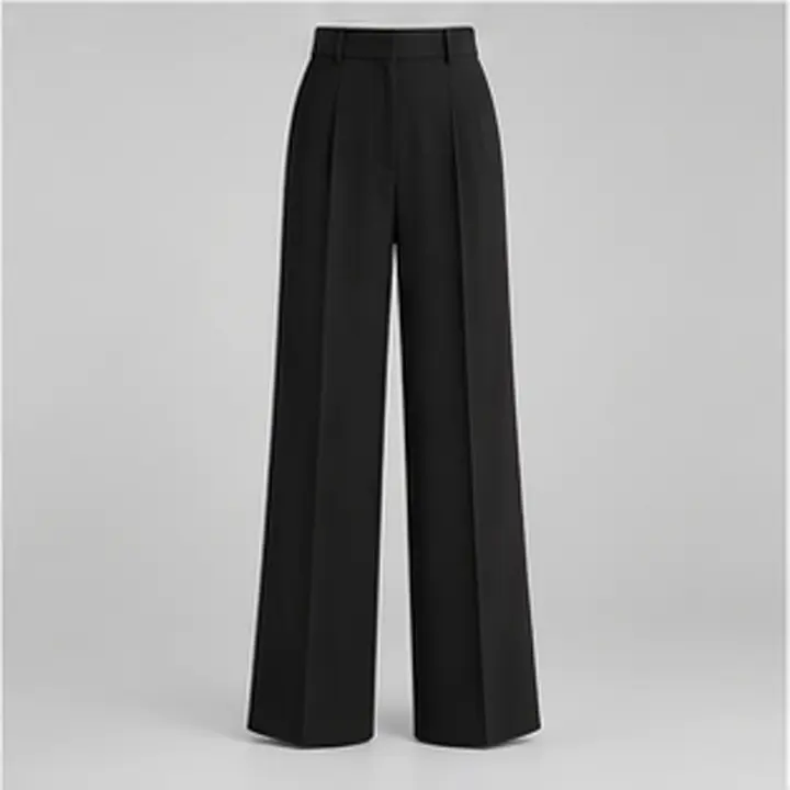 Bundfaltenhose Noir